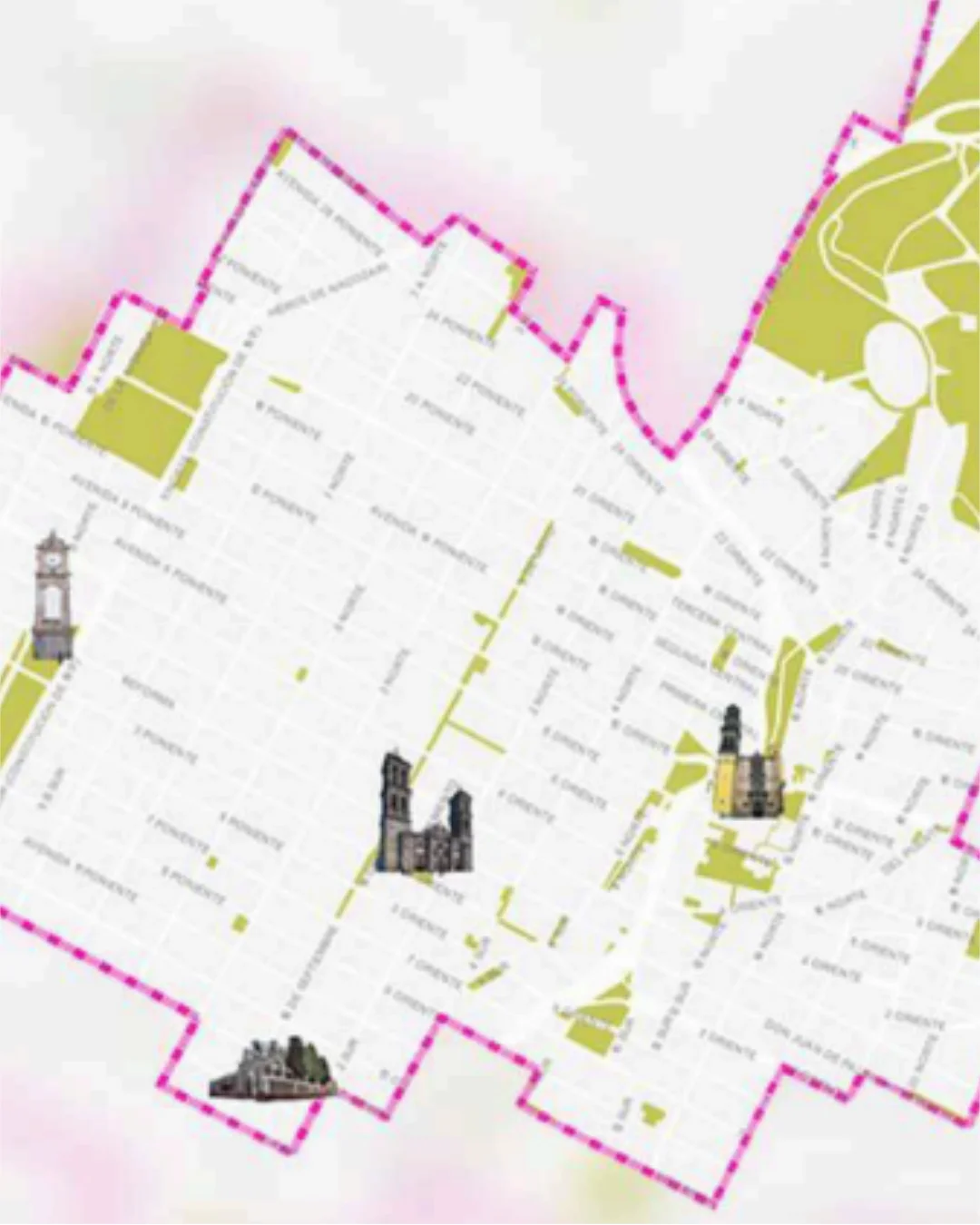 ¿Qué tan grande es el Centro Histórico?